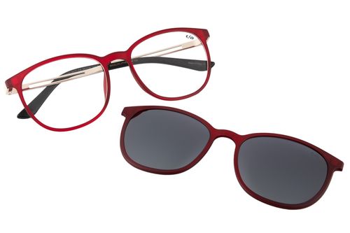 Armação para Óculos de Grau Feminino Chilli Beans Multi Polarizada Vinho 0187