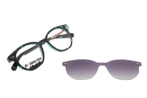 Armação Para Óculos de Grau Unissex Jurassic World Velociraptor Multi Verde Polarizado