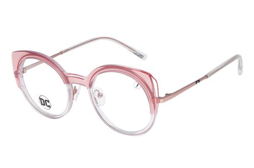 Armação Para Óculos de Grau Feminino DC Comics Harley Quinn Rosé