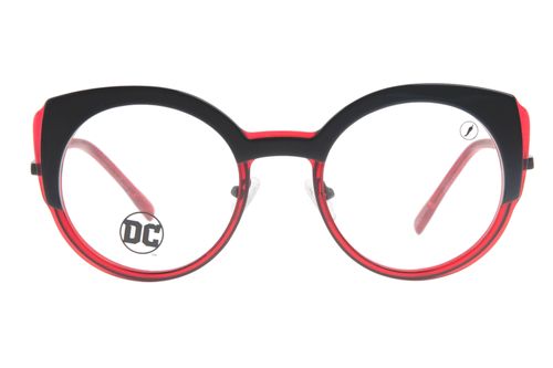Armação Para Óculos de Grau Feminino DC Comics Harley Quinn Preto