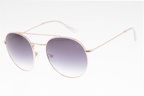 Óculos de Sol Feminino Chilli Beans Banhado A Ouro Redondo Slim Rosé