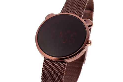 Relógio Digital Feminino Chilli Beans Urso Marrom