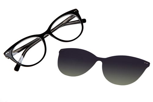 Armação Para Óculos De Grau Feminino Chilli Beans Multi Cat Preto Polarizado