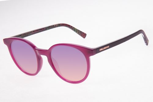 Óculos De Sol Infantil Feminino Jurassic World Redondo Roxo