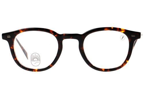 Armação Para Óculos De Grau Unissex Good Vibes Redondo Tartaruga