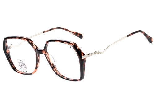 Armação Para Óculos De Grau Feminino Good Vibes Quadrado Fashion Tartaruga