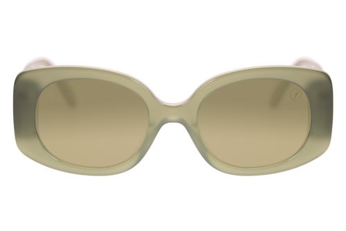 Óculos de Sol Feminino Western Quadrado Pop Verde