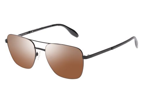 Óculos de Sol Masculino Western Executivo Texturizado Marrom