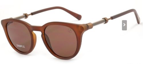 Óculos de Sol Masculino Café Vintage Caramelo