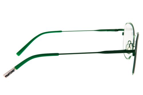 Armação Para Óculos de Grau Unissex Pantone Metal Slim Verde