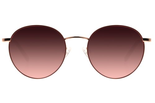 Óculos de Sol Unissex Pantone Redondo Metal Rosé