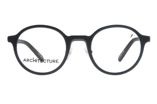 Armação Para Óculos de Grau Feminino Arquitetura Minimalista Preto