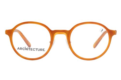 Armação Para Óculos de Grau Feminino Arquitetura Minimalista Dourado