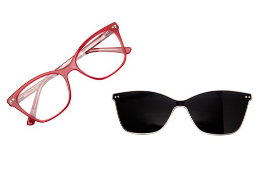 Armação Para Óculos De Grau Feminino Chilli Beans Multi Cat Vermelho Transparente