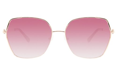 Óculos De Sol Feminino Zodíaco Sextavado Rosé