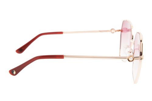 Óculos De Sol Feminino Zodíaco Sextavado Rosé