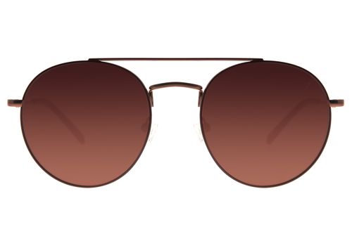 Óculos de Sol Feminino Pantone Metal Slim Marrom