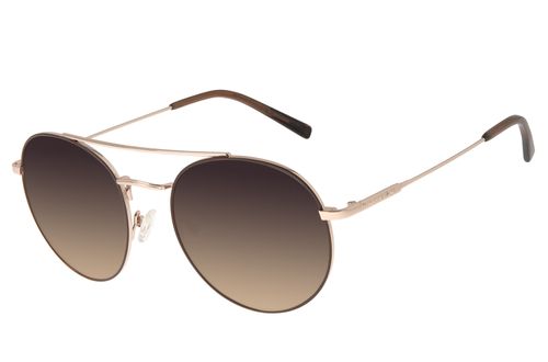 Óculos de Sol Feminino Pantone Metal Slim Dourado