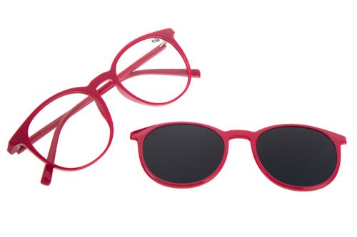Armação Para Óculos de Grau Feminino Ótica Chilli Beans Multi TR90 Polarizado Vermelho