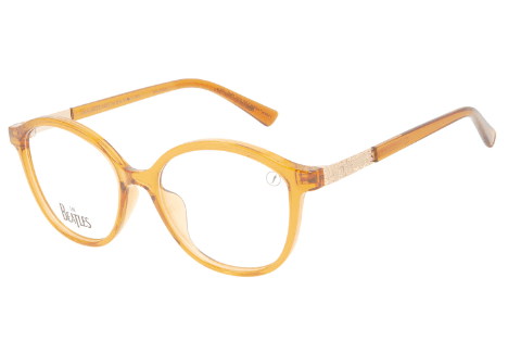 Armação Para Óculos de Grau Feminino The Beatles Dear Prudence Cat Dourado