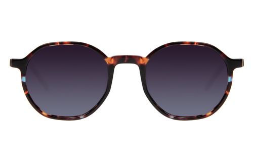 Óculos de Sol Feminino Ótica Chilli Beans Redondo Degradê Tartaruga