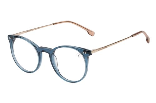Armação Para Óculos de Grau Feminino Ótica Chilli Beans Redondo AC Azul