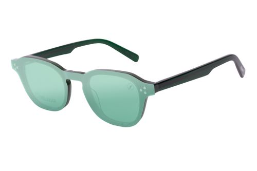 Armação Para Óculos de Grau Masculino Behind The Colors Relaxar Multi Narrow Polarizado Verde