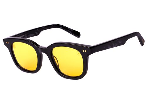 Óculos de Sol Masculino Behind The Colors Impulsionar Quadrado Amarelo