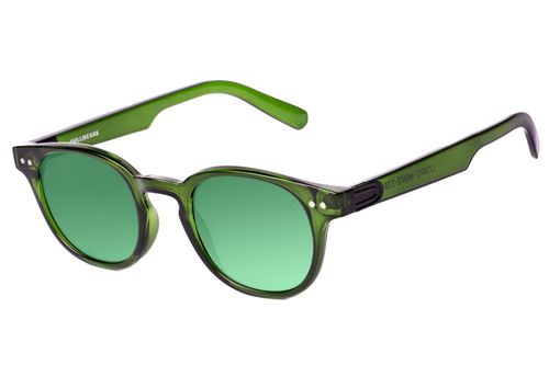 Óculos de Sol Unissex Behind The Colors Relaxar Fashion Verde
