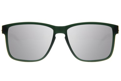 Óculos De Sol Masculino Chilli Beans Bossa Nova Polarizado Prata Verde