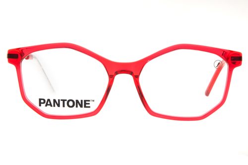 Armação Para Óculos de Grau Feminino Pantone Facetado Branco Brilho