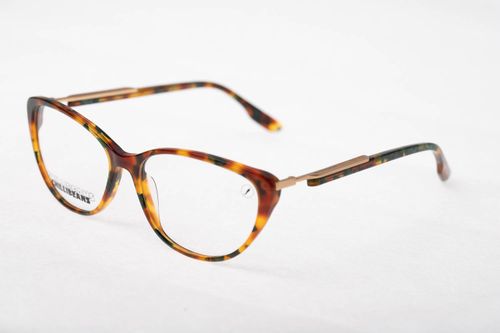 Armação Para Óculos De Grau Feminino Chilli Beans Premium Cat Mesclado Dourado