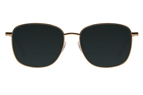 Óculos de Sol Masculino Gold Quadrado Geometria Verde