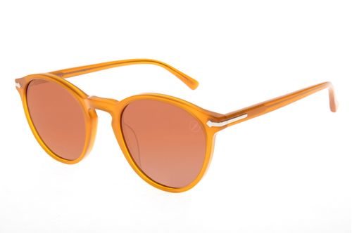 Óculos de Sol Feminino Premium Edition Redondo Casual Caramelo