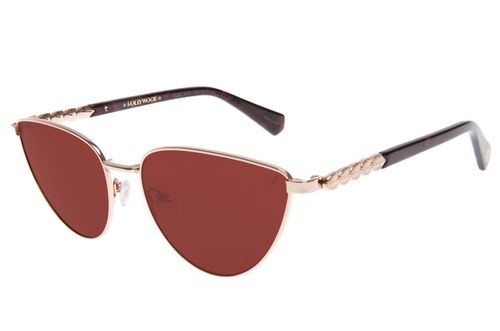 Óculos de Sol Feminino Hollywood Vintage Art Déco Cat Rosé