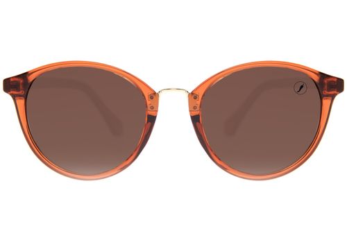 Óculos de Sol Feminino Ótica Chilli Beans Redondo Laranja