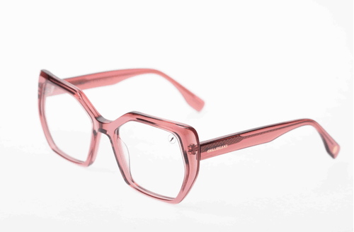 Óculos de Sol Feminino Ótica Chilli Beans Quadrado Facetado Rosa