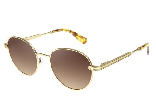 Óculos de Sol Feminino Ótica Chilli Beans Redondo MT Dourado