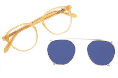 Armação Para Óculos de Grau Feminino Ótica Chilli Beans Multi Redondo Amarelo