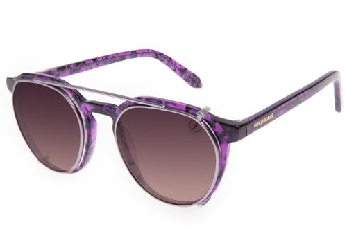 Armação Para Óculos de Grau Feminino Ótica Chilli Beans Multi Redondo Roxo