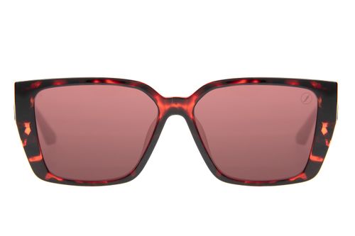 Óculos de Sol Feminino Ótica Chilli Beans Quadrado Clássico Vinho