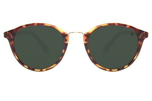 Óculos de Sol Feminino Ótica Chilli Beans Redondo Marrom Escuro