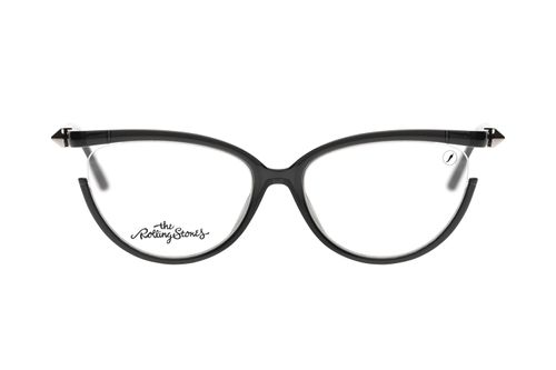 Armação Para Óculos de Grau Feminino Ótica Rolling Stones Gatinho Preto