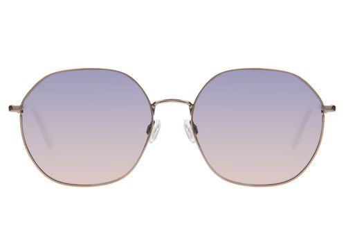 Óculos De Sol Feminino Chilli Beans Redondo Degradê Dourado