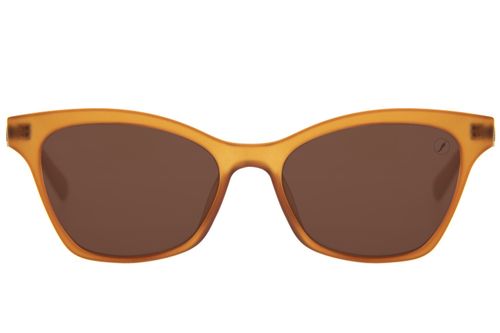 Óculos De Sol Feminino Hollywood Vintage Art Déco Marrom