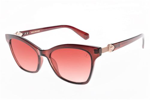 Óculos de Sol Feminino Hollywood Vintage Art Déco Vinho