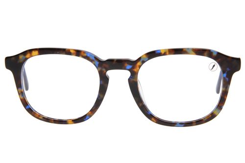 Armação Para Óculos de Grau Masculino Ótica Chilli Beans Quadrado AC Tartaruga Azul