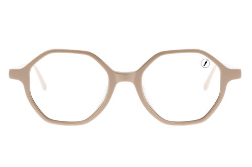 Armação Para Óculos de Grau Feminino Ótica Chilli Beans Hexagonal AC Branco
