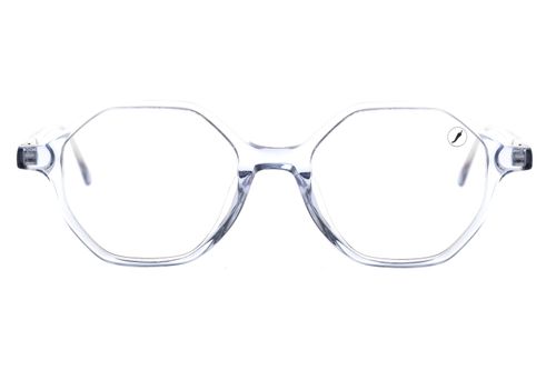 Armação Para Óculos de Grau Feminino Ótica Chilli Beans Hexagonal AC Azul