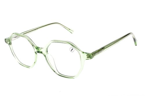 Armação Para Óculos de Grau Feminino Ótica Chilli Beans Hexagonal AC Verde